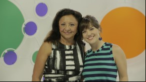 A sonoplasta Zexé d´Alice é recebida por Natália Lage
